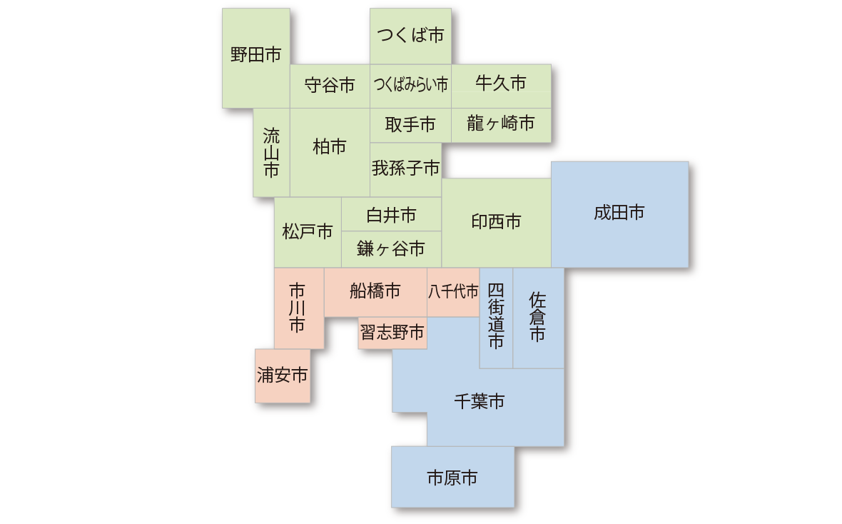 千葉・茨城エリアマップ