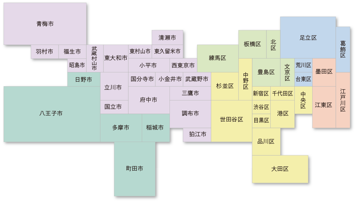 東京エリアマップ